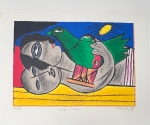 Guillaume Corneille - Lithograph signed 