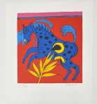 Guillaume Corneille - Le cheval bleu, 1986