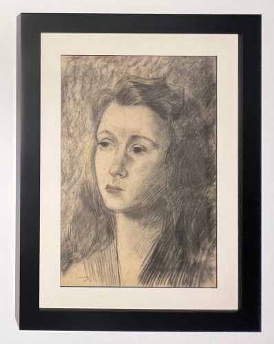 Guillaume Corneille - Portrait au pastel de 1946