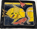Guillaume Corneille - Mural ceramic Fishes, 1999