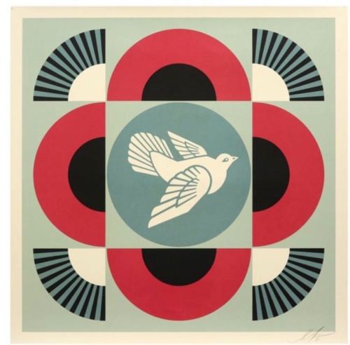 Shepard Fairey - Geometrische duif