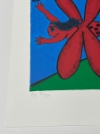 Guillaume Corneille - Srigraphie signe : Le Poisson-insecte, 1986
