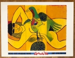 Guillaume Corneille - Affiche Le Nu Jaune - Avec Tampon Atelier Corneille